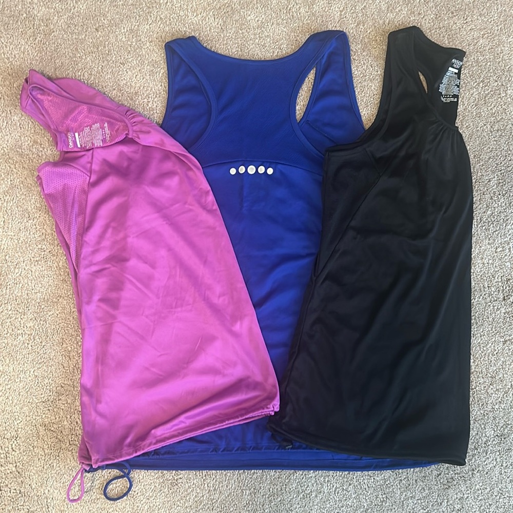 3 women’s workout shirts